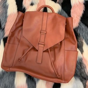 NEW: Vera Bradley Big Sky Leather Backpack